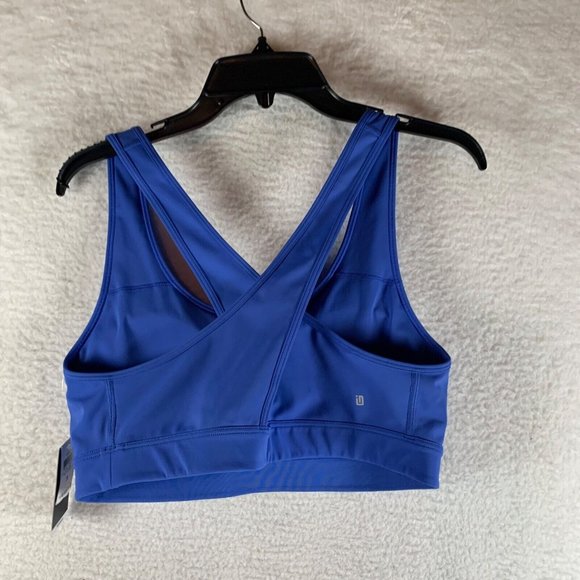ID Ideology Women's Performance Medium Impact Blue Sports Bra Size 1X NWT 8266 - Picture 3 of 7